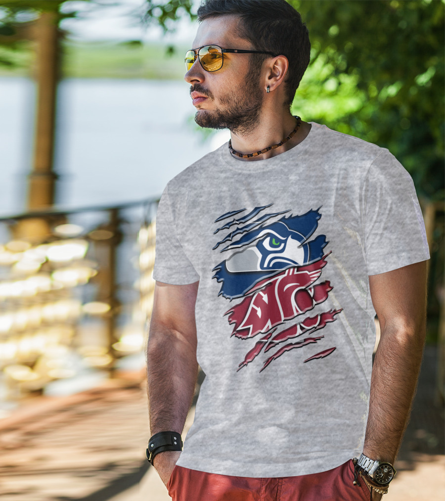 Seahawks Cougars Rah 111 Hybrid T-Shirt