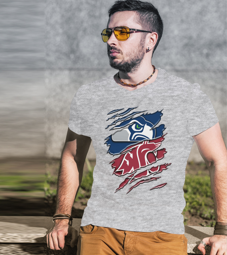 Seahawks Cougars Rah 111 Hybrid T-Shirt