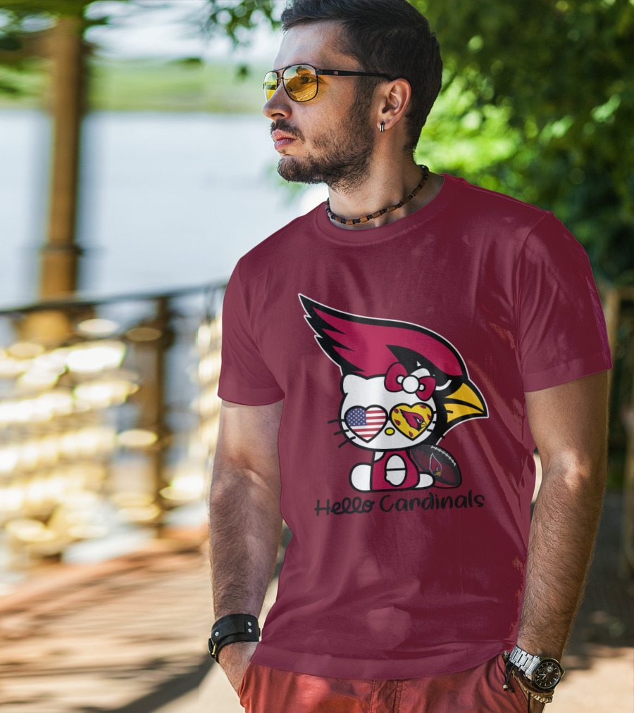 Hello Cardinals Arizona Cardinals T-Shirt