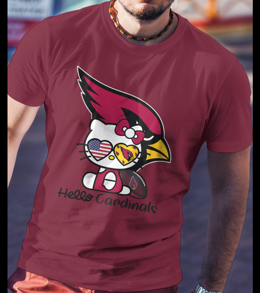 Hello Cardinals Arizona Cardinals T-Shirt