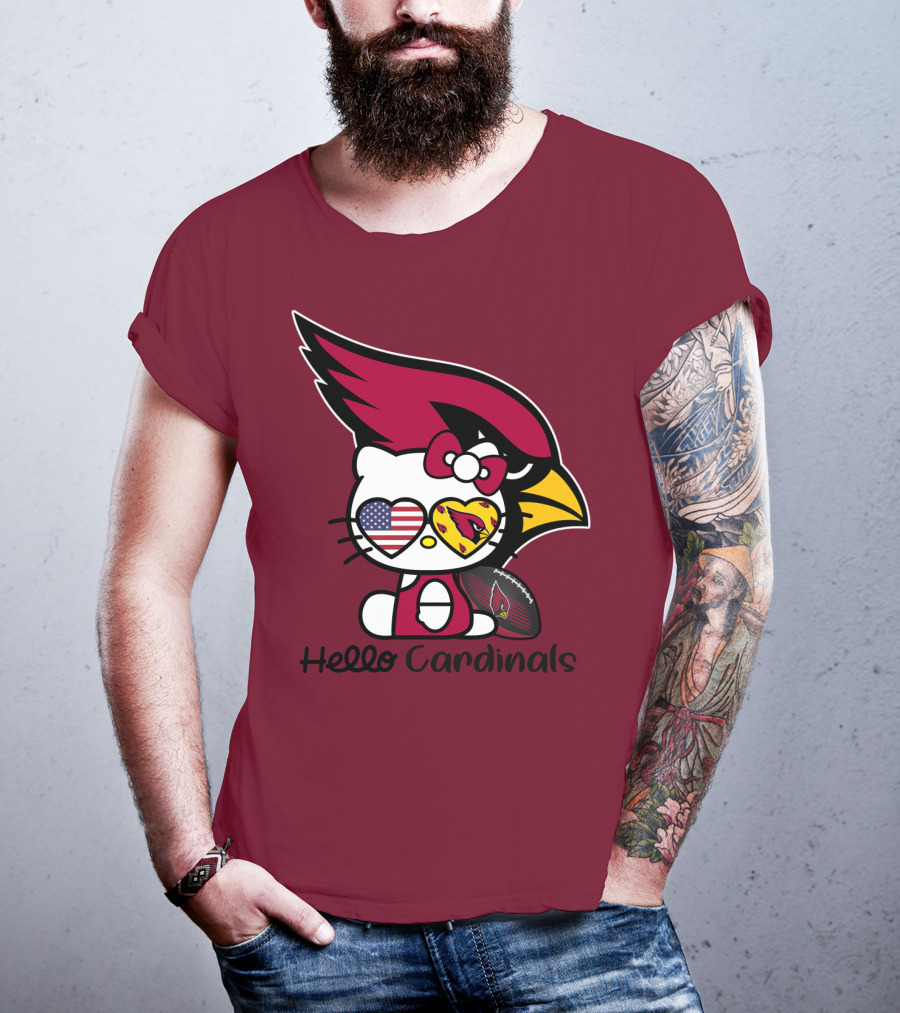 Hello Cardinals Arizona Cardinals T-Shirt