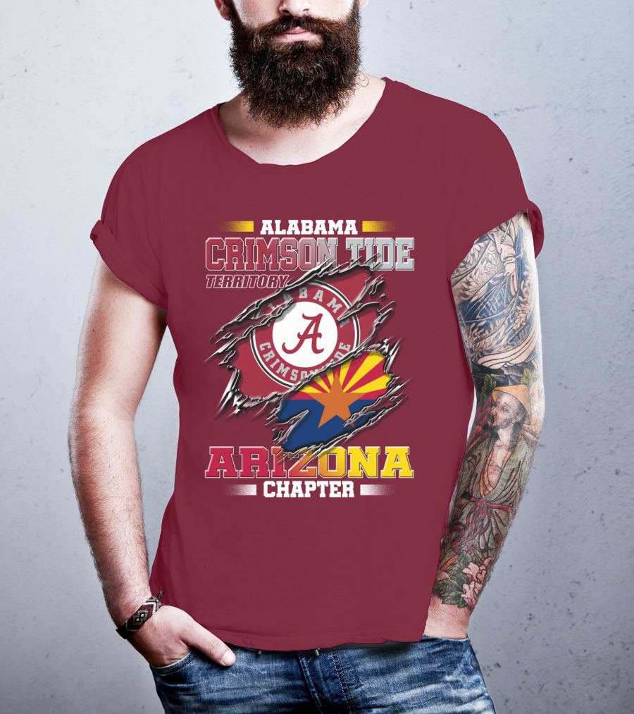 Alabama Crimson Tide Territory Arizona Chapter T-Shirt