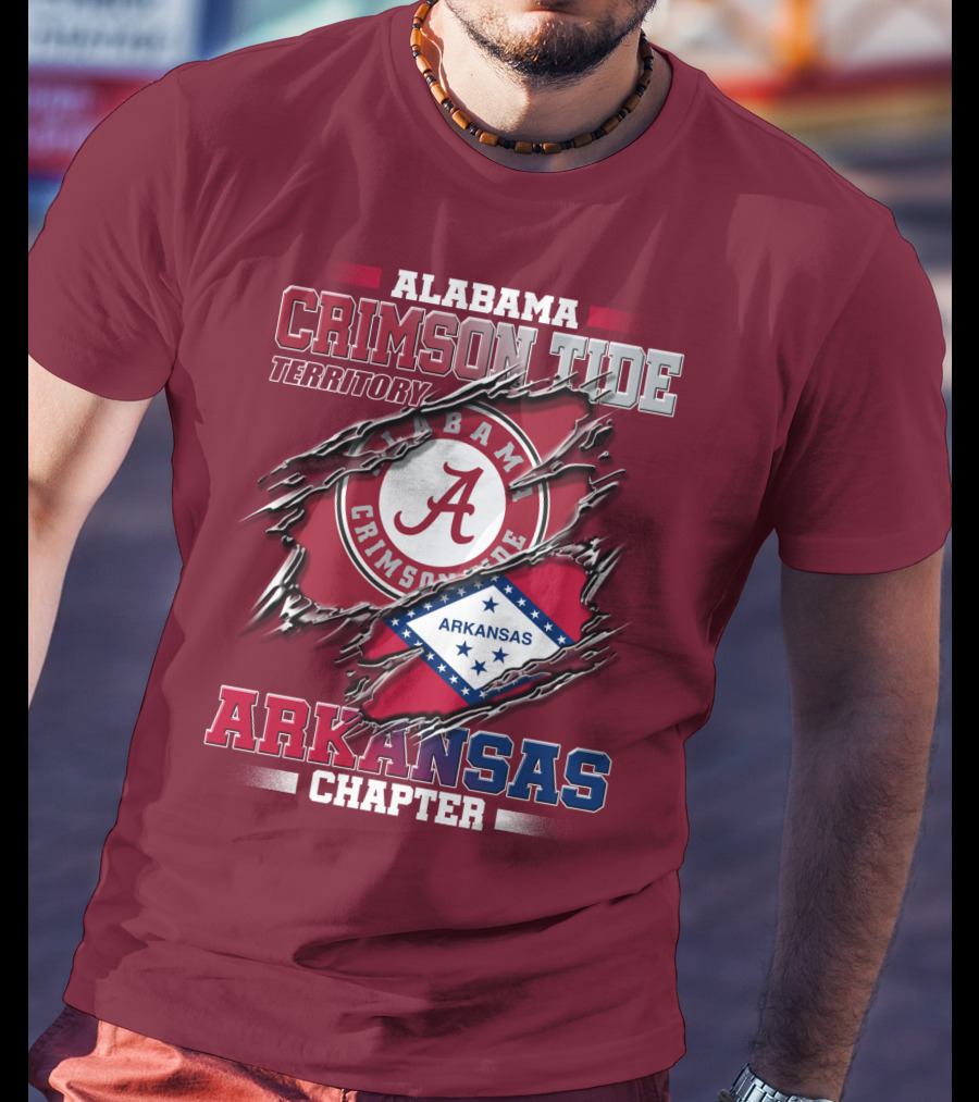 Alabama Crimson Tide Territory Arkansas Chapter T-Shirt