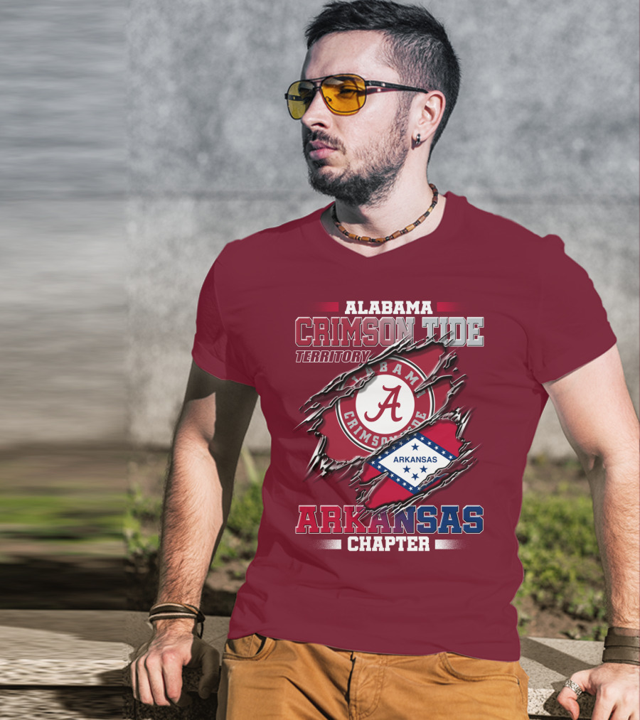 Alabama Crimson Tide Territory Arkansas Chapter T-Shirt