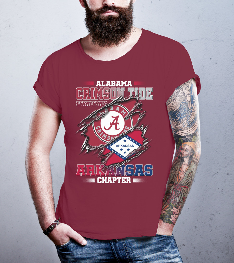 Alabama Crimson Tide Territory Arkansas Chapter T-Shirt