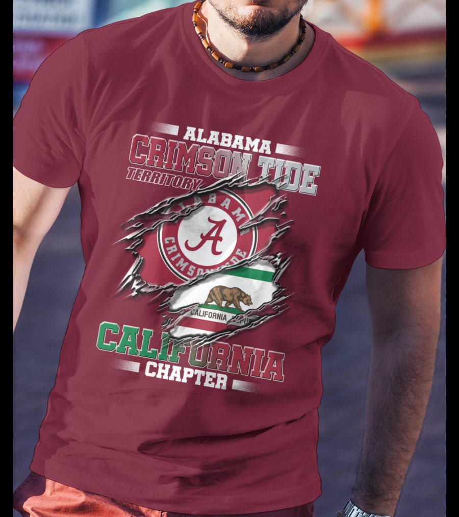 Alabama Crimson Tide Territory California Chapter T-Shirt