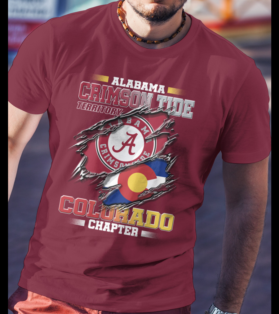 Alabama Crimson Tide Territory Colorado Chapter T-Shirt