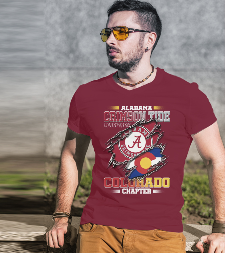 Alabama Crimson Tide Territory Colorado Chapter T-Shirt