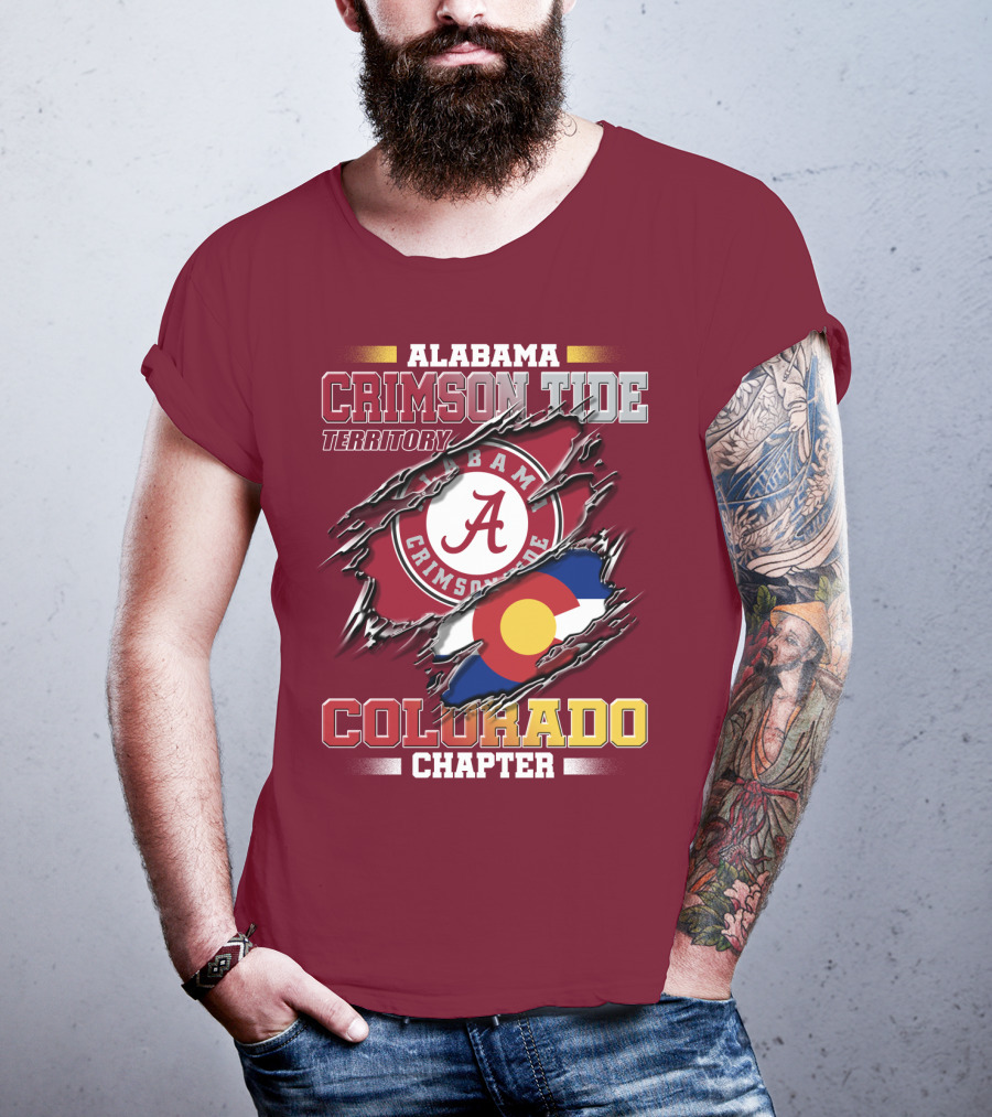 Alabama Crimson Tide Territory Colorado Chapter T-Shirt