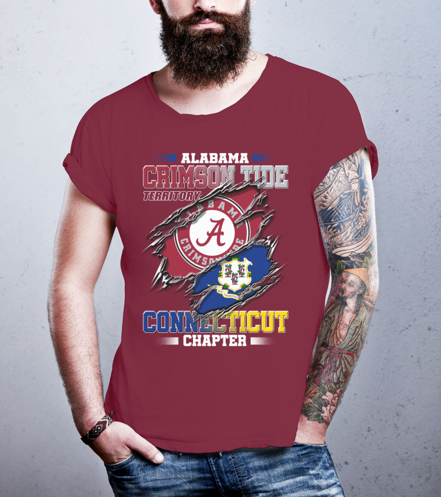 Alabama Crimson Tide Territory Connecticut Chapter T-Shirt