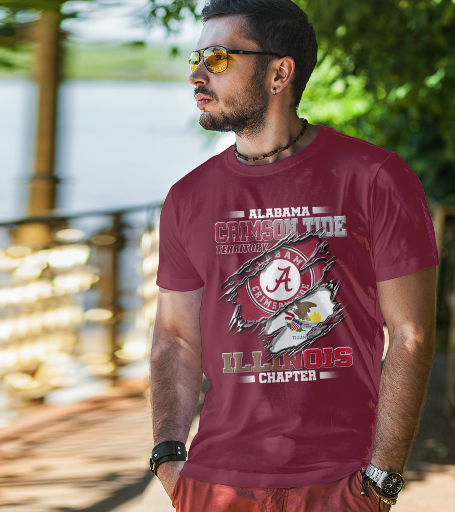 Alabama Crimson Tide Territory Illinois Chapter T-Shirt