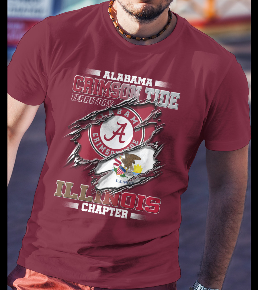Alabama Crimson Tide Territory Illinois Chapter T-Shirt
