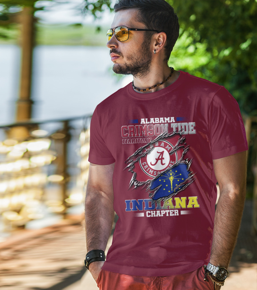Alabama Crimson Tide Territory Indiana Chapter T-Shirt