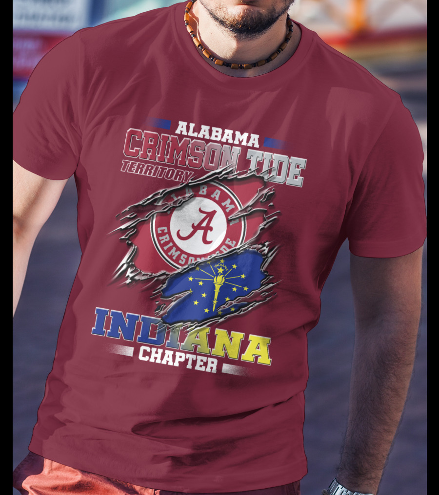 Alabama Crimson Tide Territory Indiana Chapter T-Shirt