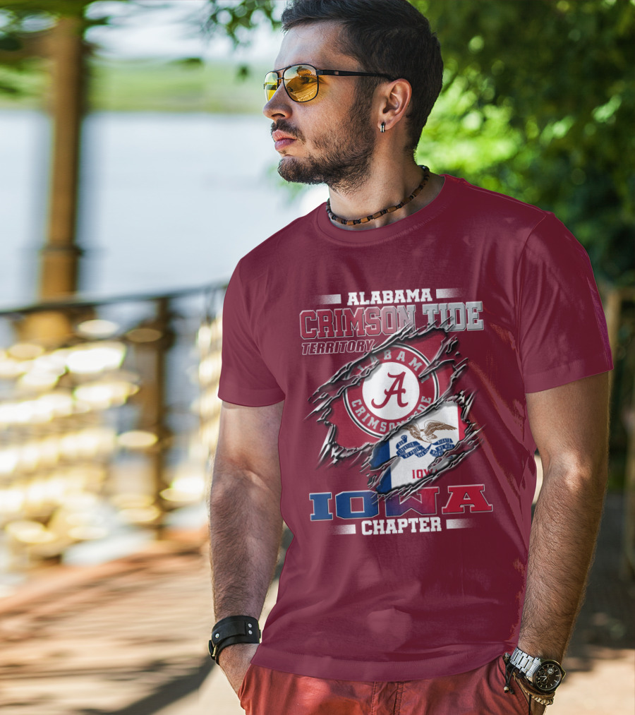 Alabama Crimson Tide Territory Iowa Chapter T-Shirt