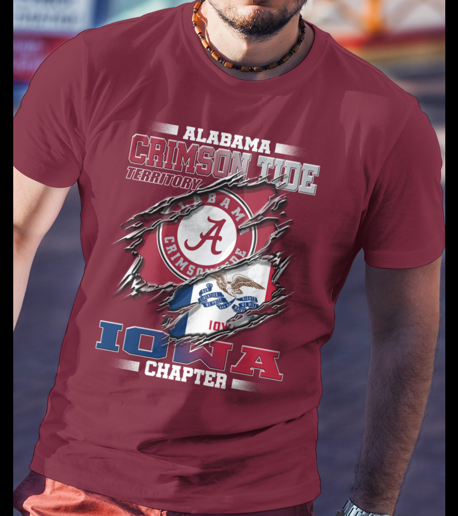 Alabama Crimson Tide Territory Iowa Chapter T-Shirt