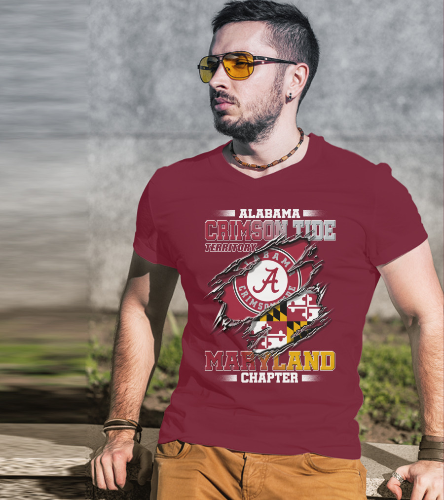 Alabama Crimson Tide Territory Maryland Chapter T-Shirt