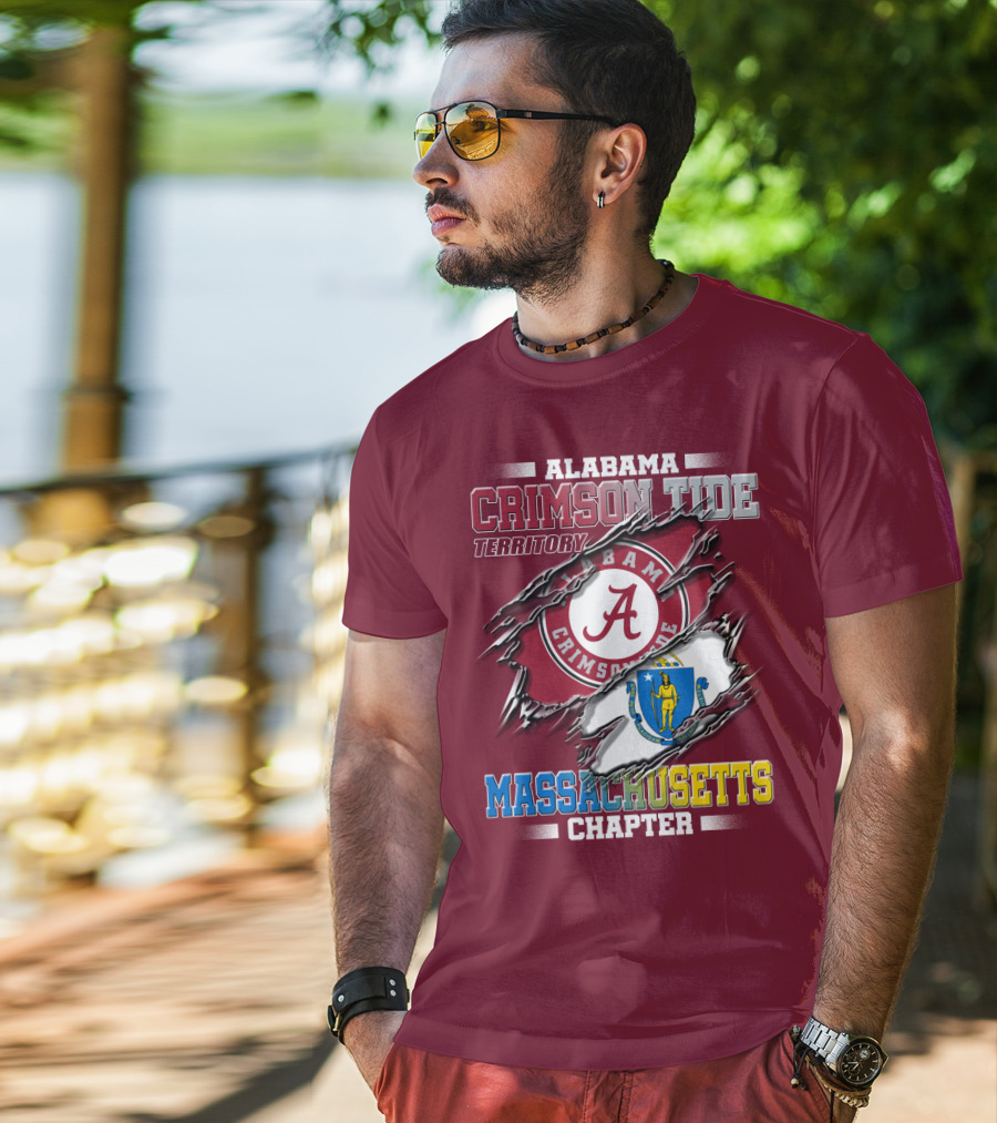 Alabama Crimson Tide Territory Massachusetts Chapter T-Shirt
