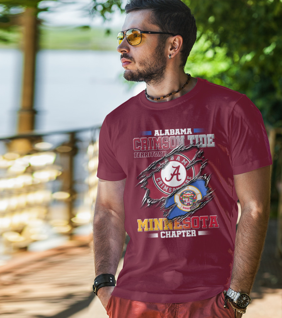 Alabama Crimson Tide Territory Minnesota Chapter T-Shirt