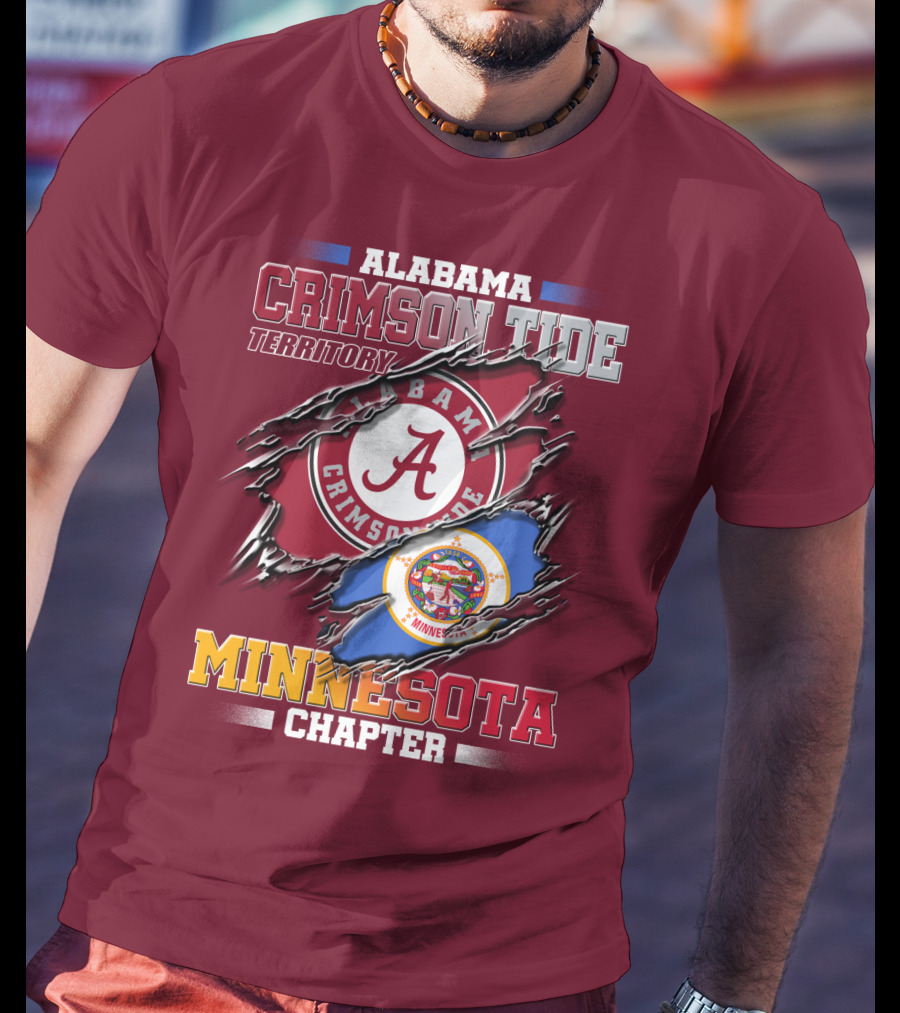 Alabama Crimson Tide Territory Minnesota Chapter T-Shirt