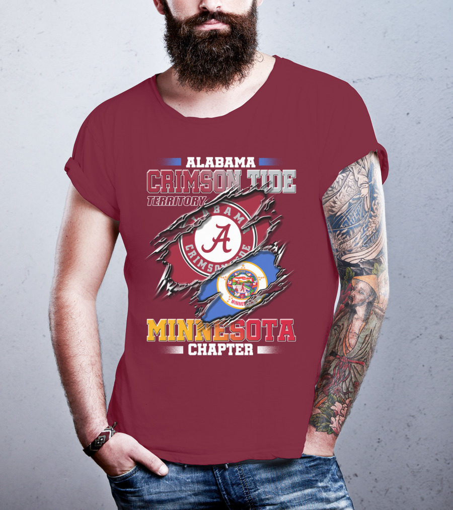 Alabama Crimson Tide Territory Minnesota Chapter T-Shirt