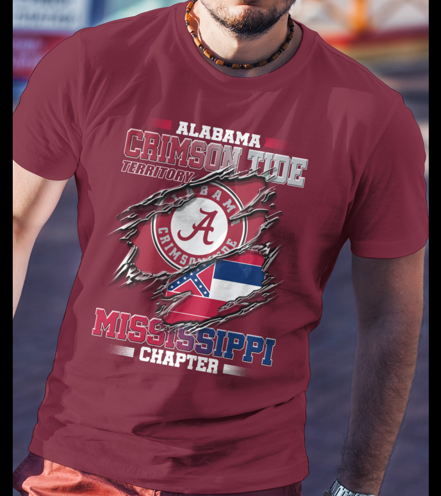 Alabama Crimson Tide Territory Mississippi Chapter T-Shirt