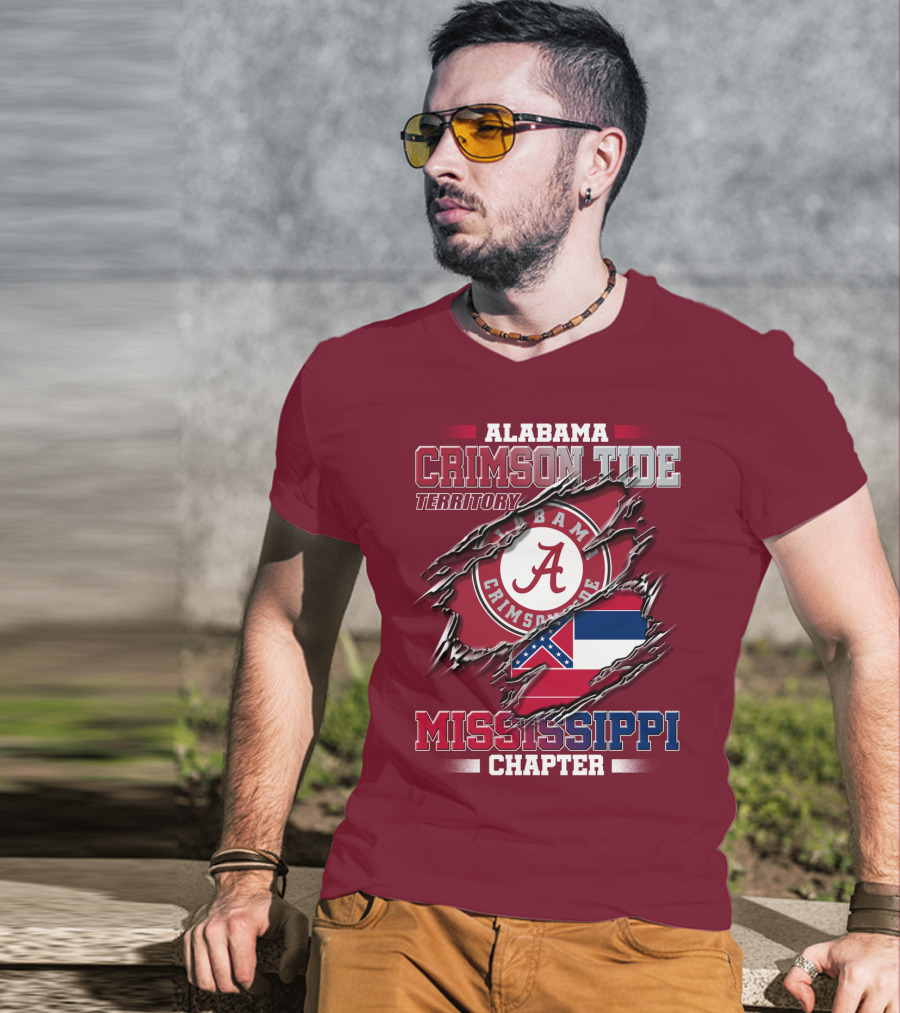 Alabama Crimson Tide Territory Mississippi Chapter T-Shirt