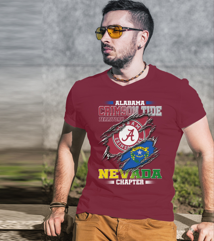 Alabama Crimson Tide Territory Nevada Chapter T-Shirt