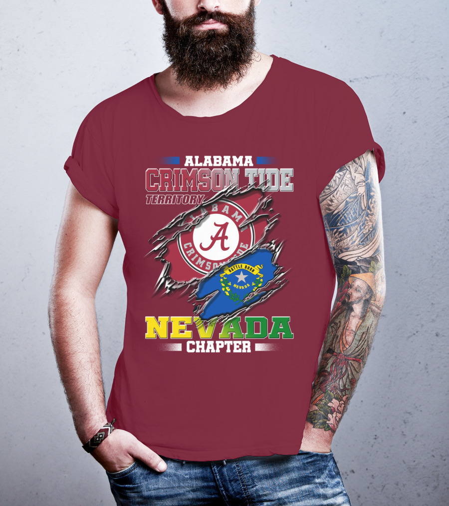 Alabama Crimson Tide Territory Nevada Chapter T-Shirt