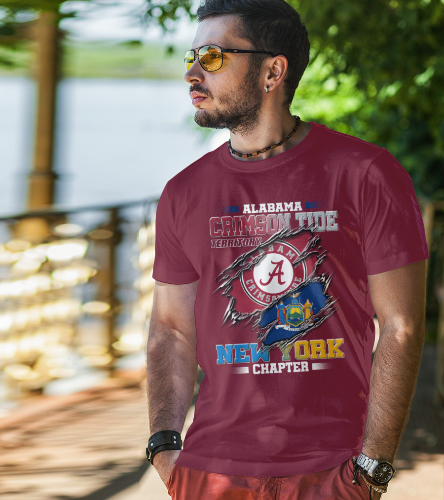 Alabama Crimson Tide Territory New York Chapter T-Shirt