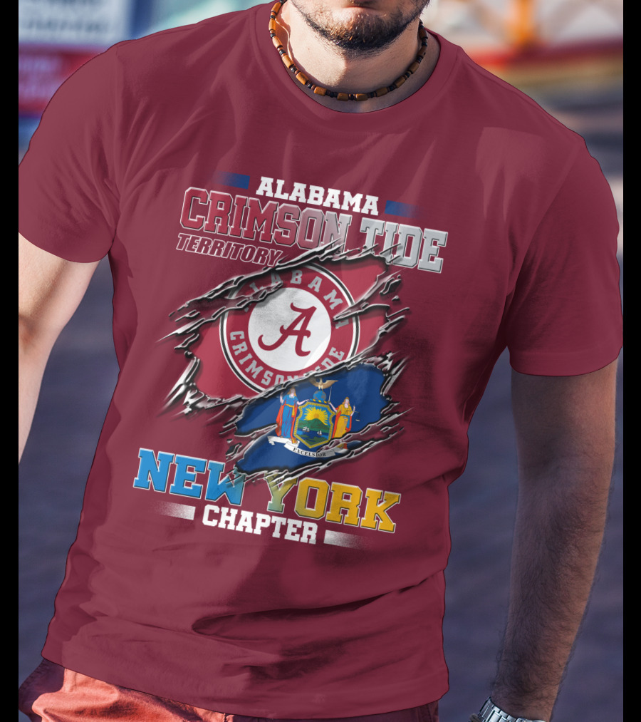 Alabama Crimson Tide Territory New York Chapter T-Shirt