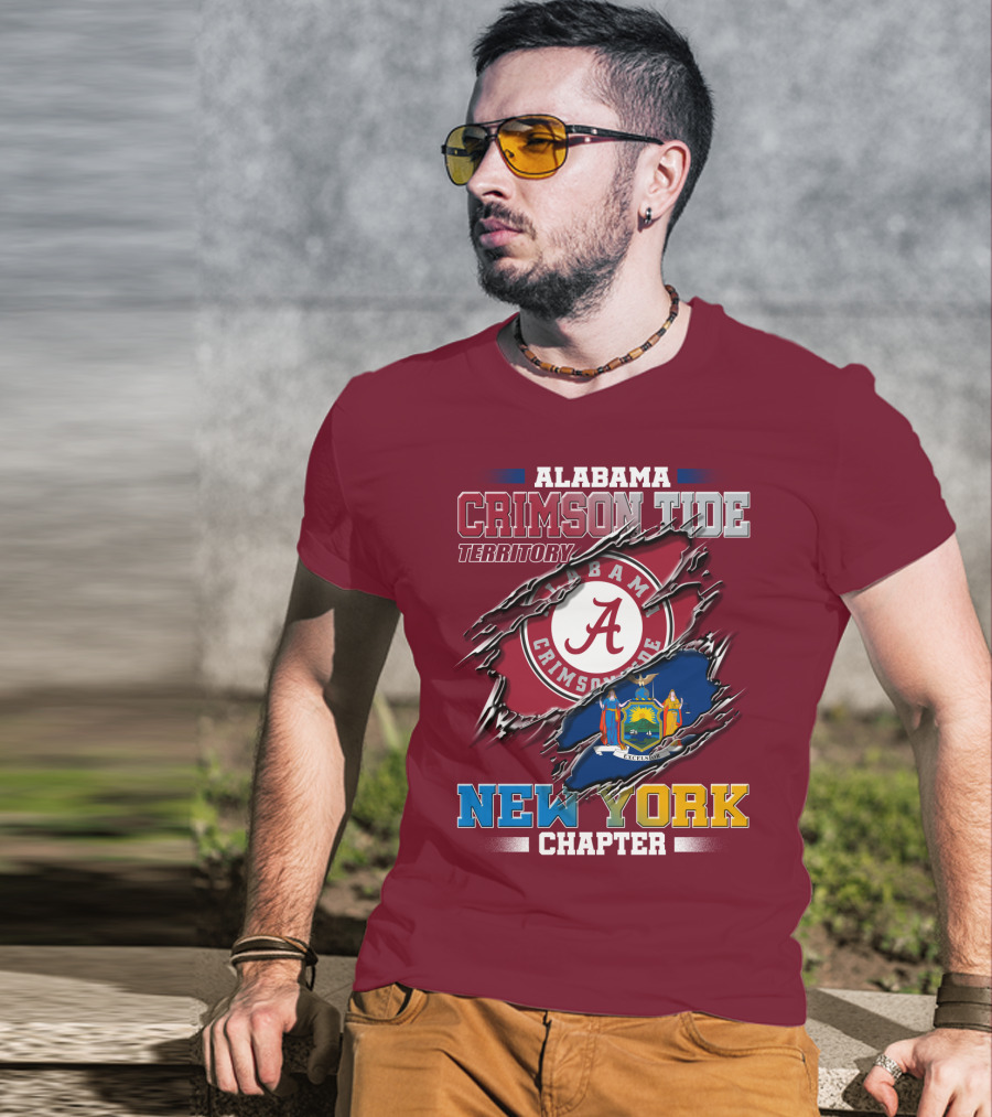 Alabama Crimson Tide Territory New York Chapter T-Shirt