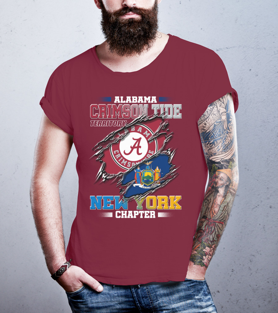 Alabama Crimson Tide Territory New York Chapter T-Shirt