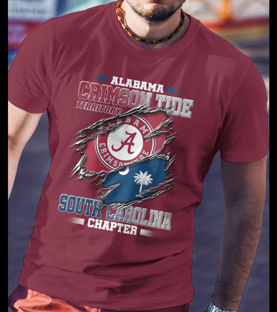 Alabama Crimson Tide Territory South Carolina Chapter T-Shirt