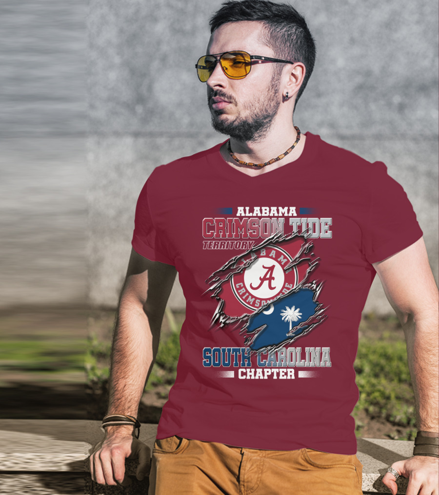 Alabama Crimson Tide Territory South Carolina Chapter T-Shirt