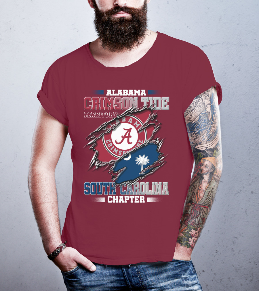 Alabama Crimson Tide Territory South Carolina Chapter T-Shirt