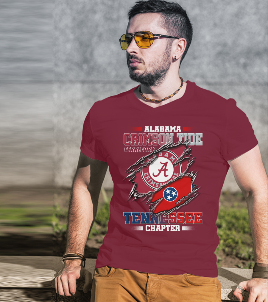 Alabama Crimson Tide Territory Tennessee Chapter T-Shirt