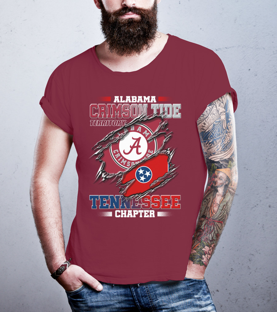 Alabama Crimson Tide Territory Tennessee Chapter T-Shirt