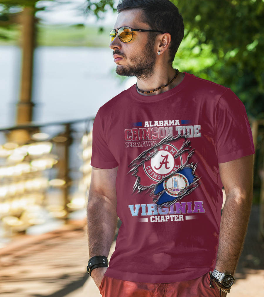 Alabama Crimson Tide Territory Virginia Chapter T-Shirt