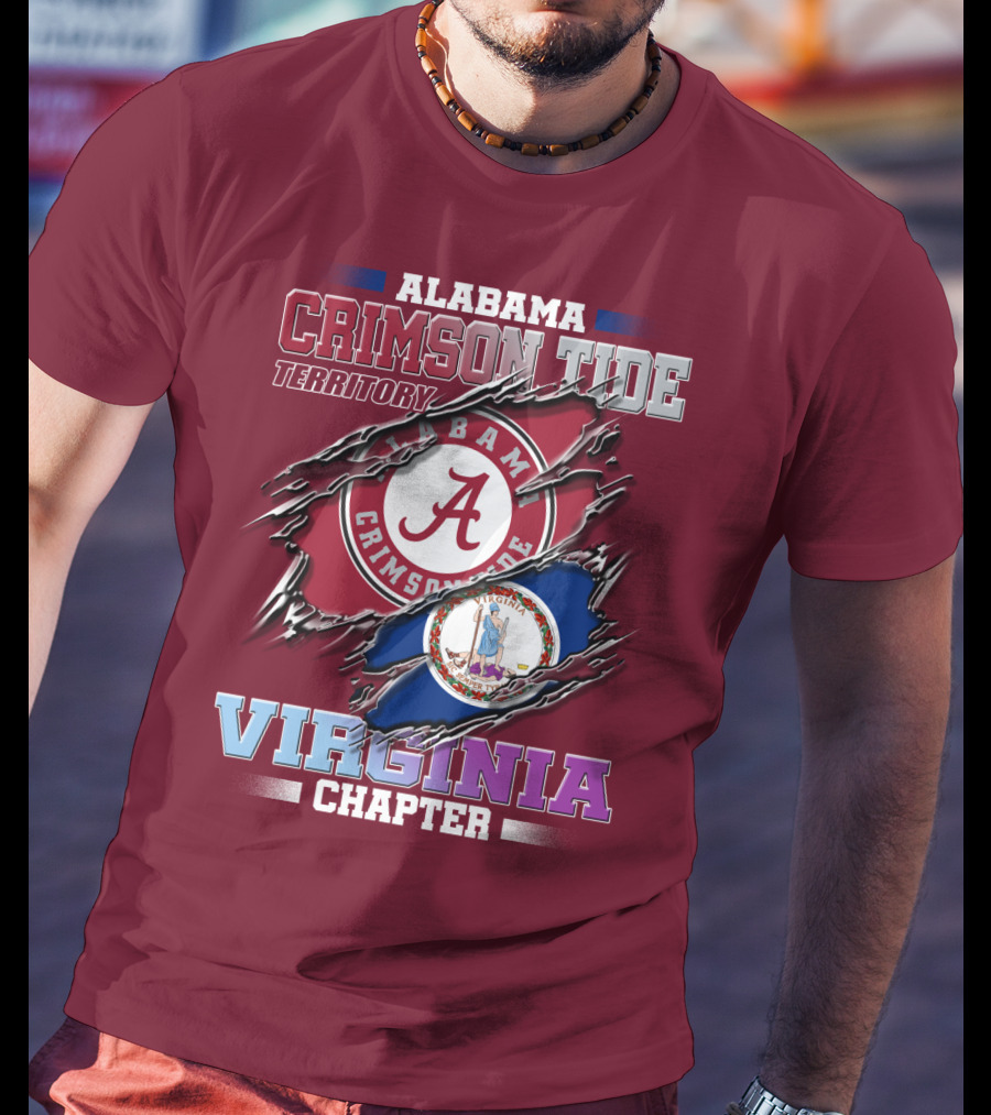 Alabama Crimson Tide Territory Virginia Chapter T-Shirt