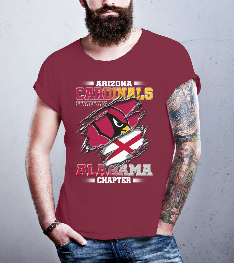Arizona Cardinals Territory Alabama Chapter T-Shirt