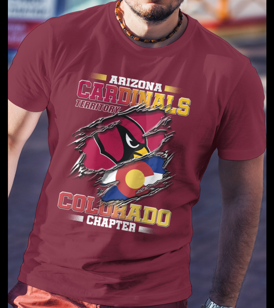 Arizona Cardinals Territory Colorado Chapter T-Shirt