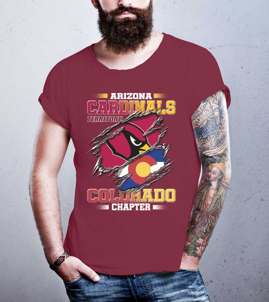 Arizona Cardinals Territory Colorado Chapter T-Shirt