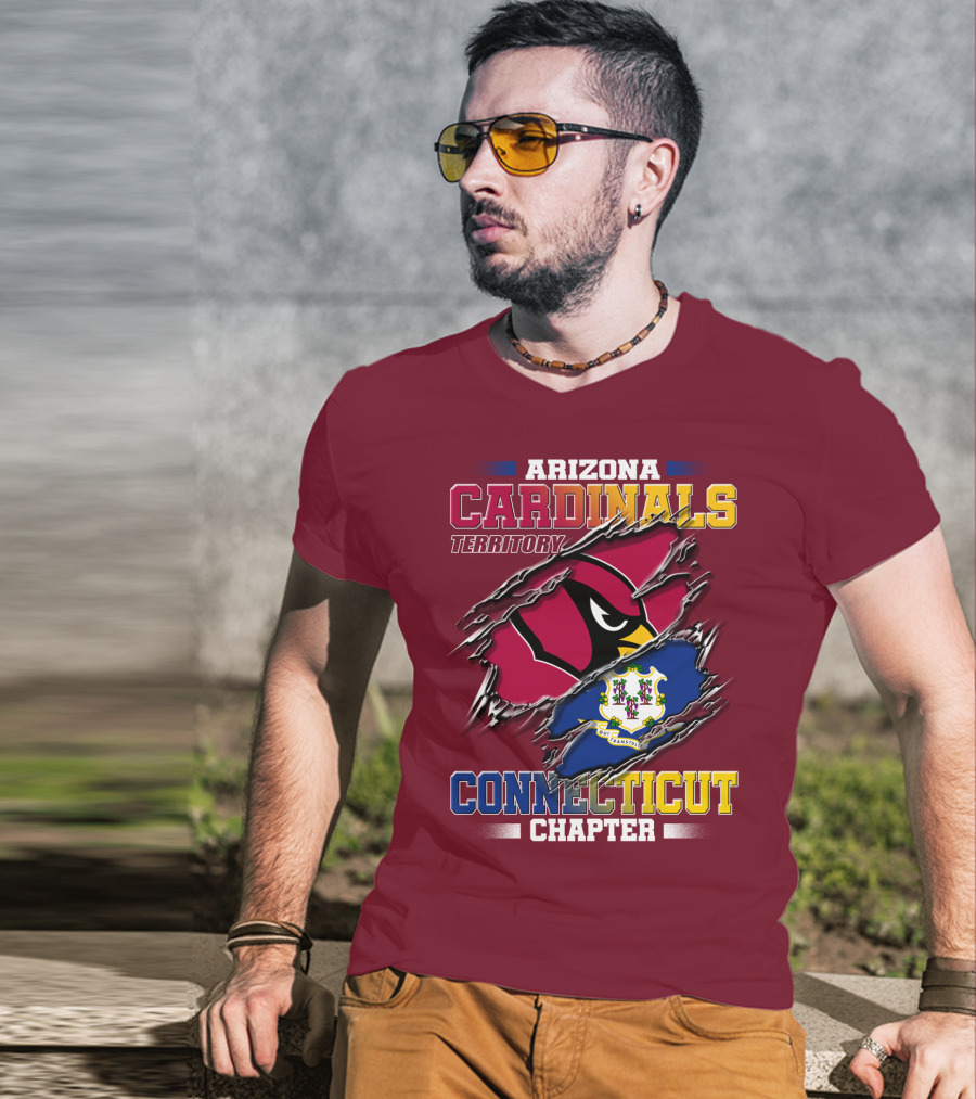 Arizona Cardinals Territory Connecticut Chapter T-Shirt