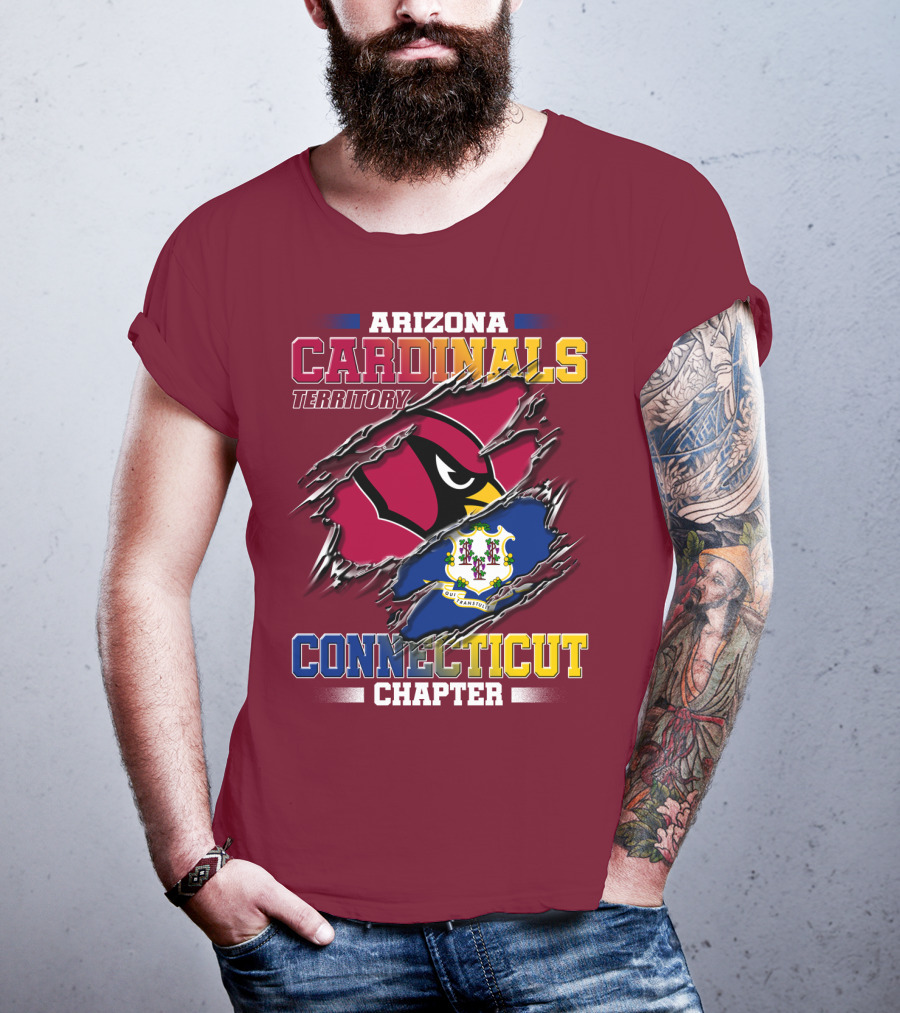 Arizona Cardinals Territory Connecticut Chapter T-Shirt