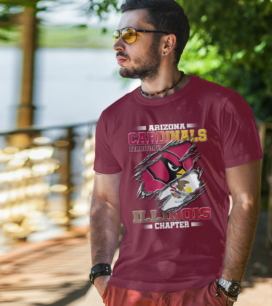 Arizona Cardinals Territory Illinois Chapter T-Shirt