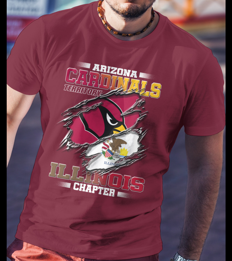 Arizona Cardinals Territory Illinois Chapter T-Shirt