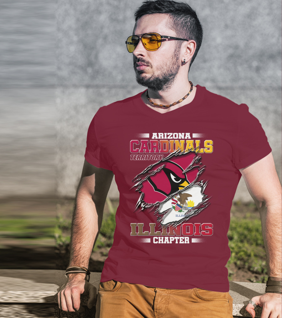 Arizona Cardinals Territory Illinois Chapter T-Shirt