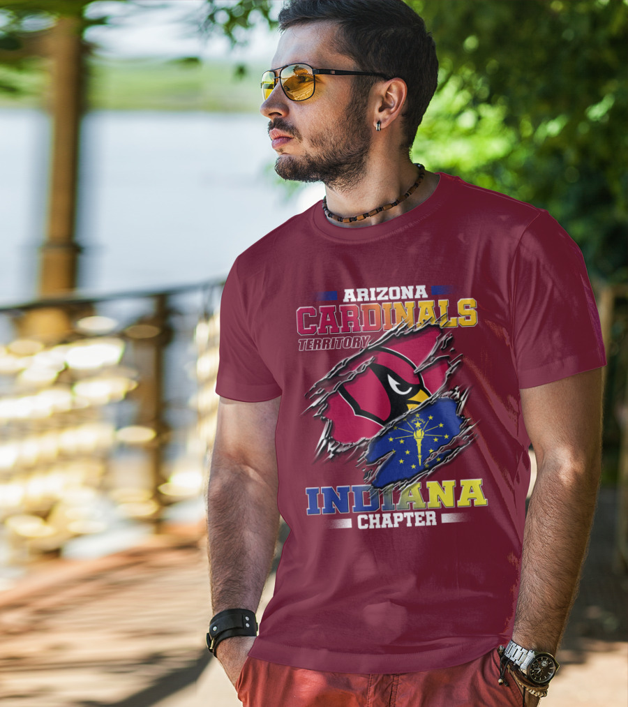 Arizona Cardinals Territory Indiana Chapter T-Shirt