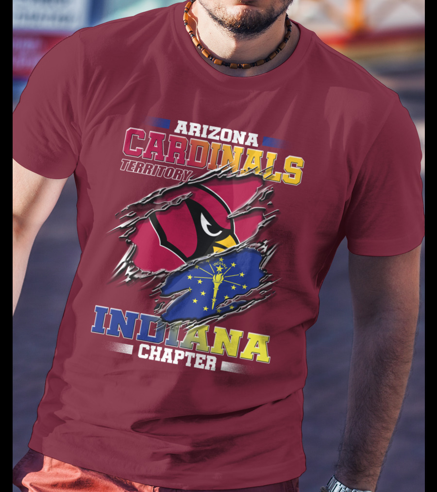 Arizona Cardinals Territory Indiana Chapter T-Shirt